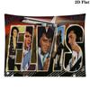 Elvis Poster Wall Tapestry Aesthetic Wall Hanging Printed Fabric Blanket Decorative Tapestries for Bedroom Living Room Home Decor