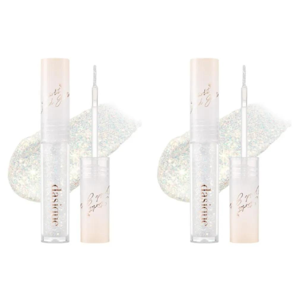 DASIQUE Eyeshadow Starlit Glitter 01 Frozen Gold x2