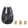 Car Gear Knob Carbon Fiber Shift Knob Compact Size Compatible With Most Cars Ergonomic Grip Lightweight Construction