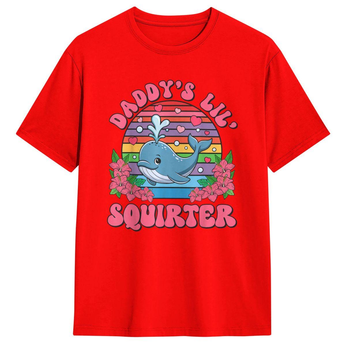 

Мужские Неуместные Смешные Папочкин Маленький Брызгун Смущающие Футболки Одежда Летние Y2K Повседневные Топы с коротким рукавом S