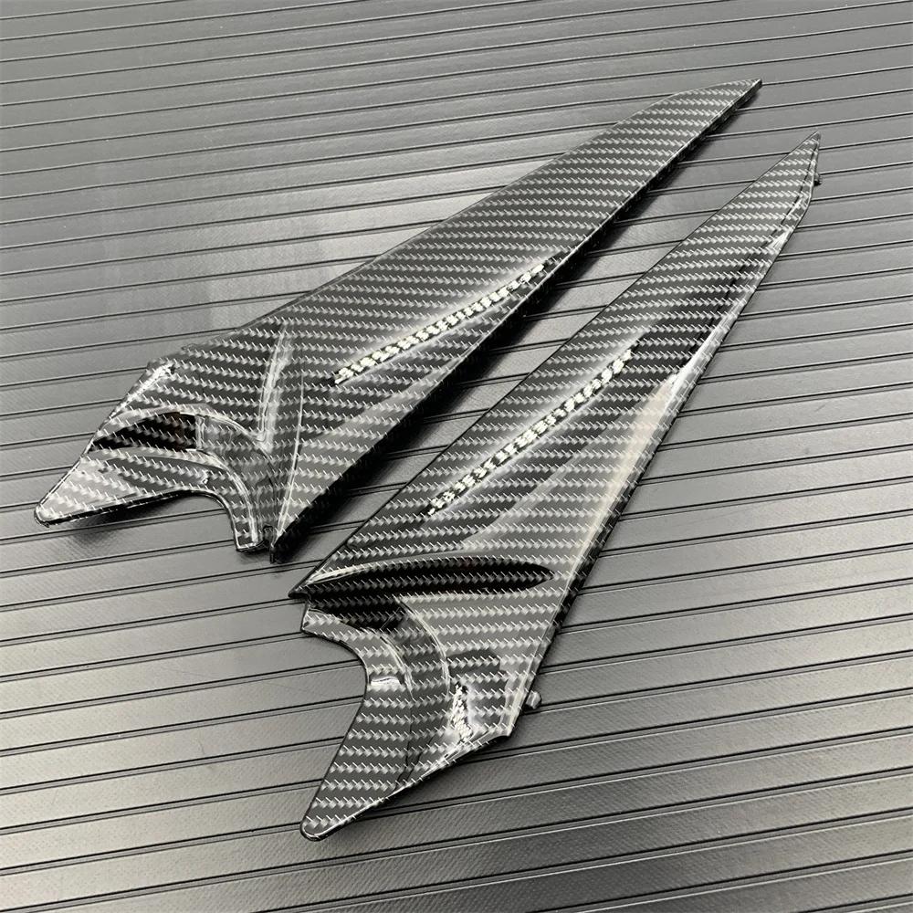 For Suzuki GSXR 600 GSXR 750 2008 2009 2010 Karbonfiberlakk Tank Sidepanel Kåpe Drivstofftank Deksel Trim