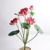 Artificial Lotus Flower 9-Head Fake Pond Decor