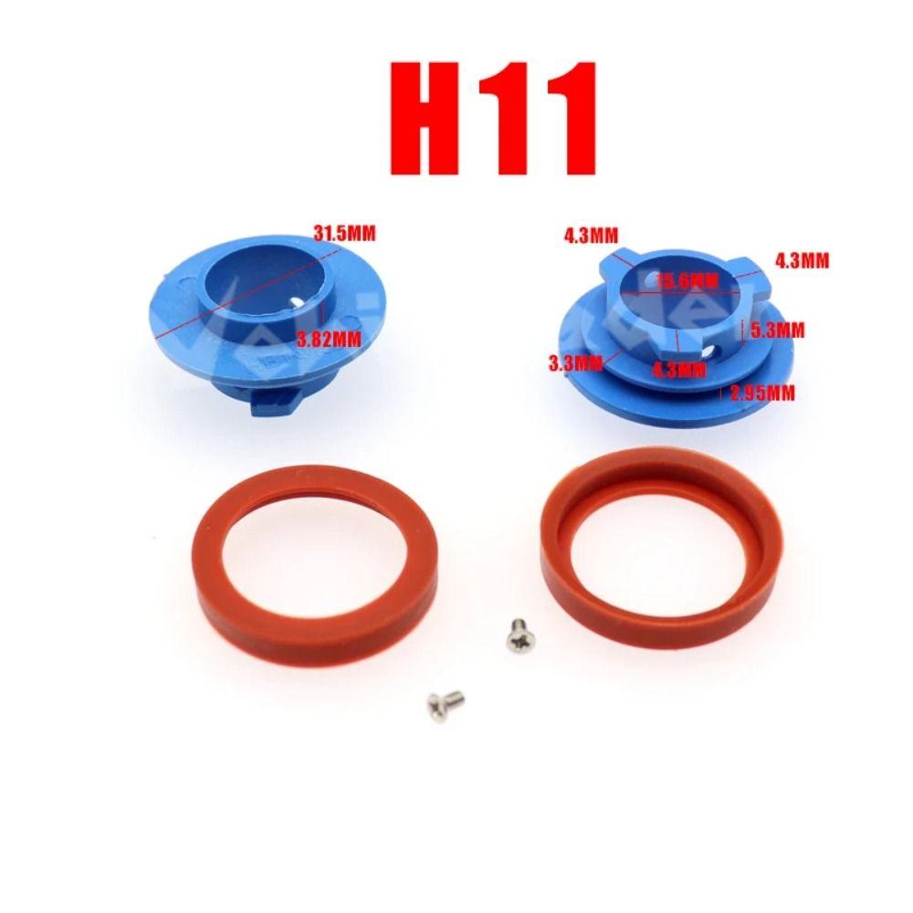 2stk H4-HB2/H3/H1 Lampepæresokkel 880/9006-HB4/9005-HB3/H11/H7 Adaptersokkel Holderholder