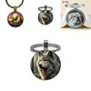 Classic Dog Keychain Alloy Retro Style Gift For Friends And Family