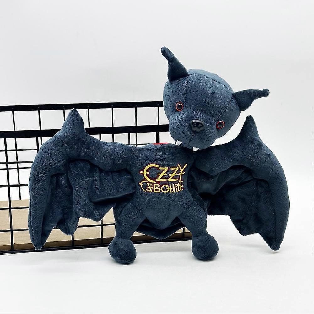 New 25cm Funny Ozzy Osbourne Bat Plush Toy Game Animation Surrounding High-Quality Children Birthday Gift All Saints' Day Gift