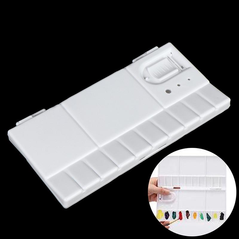 25Grid Folding Watercolor Palette Watercolor Paint Tray Box Pigment Box