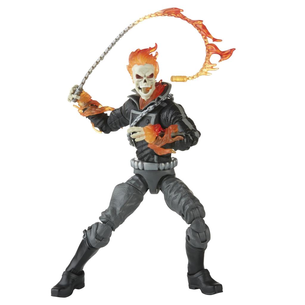 Hasbro Marvel Legends Series Marvel Comics Ghost Rider 6-inch Action Figure with 6 Accessories (F3450) Authentic