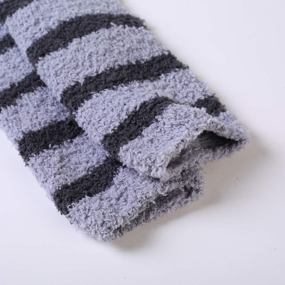 6 Pairs of Cute Cat Paw Socks Women’s Winter Plush Cozy Slipper Socks