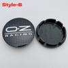 4pcs 56MM Car Wheel Center Caps With OZ O.Z Racing Logo Emblem Wheels Hubcaps Auto Hub Rim Cover Replace Car Accessories