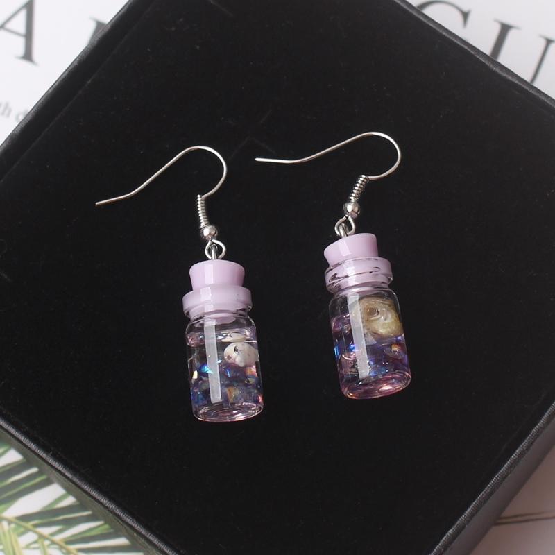 Kreative Niedliche Süßigkeiten Bunte Tier Gummibärchen Ohrringe Minimalismus Cartoon Design Damen Ohrhaken Hänger Zirkon Kinder Geschenk