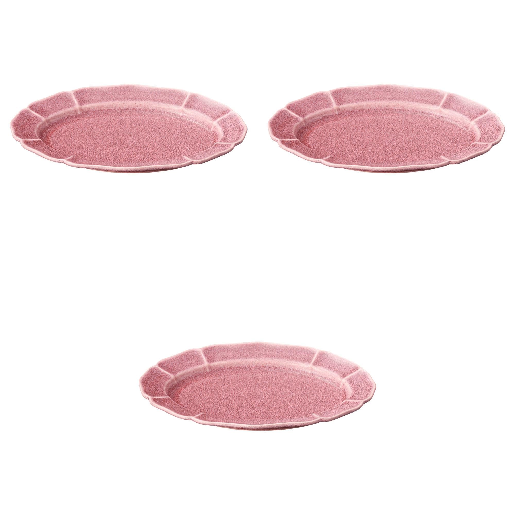 

Set of 3 Fleur Rose Matte 24cm Oval Plates x x Oval Plates by Setomonohonpo [24.5 17.3 2.8 cm] Western-style