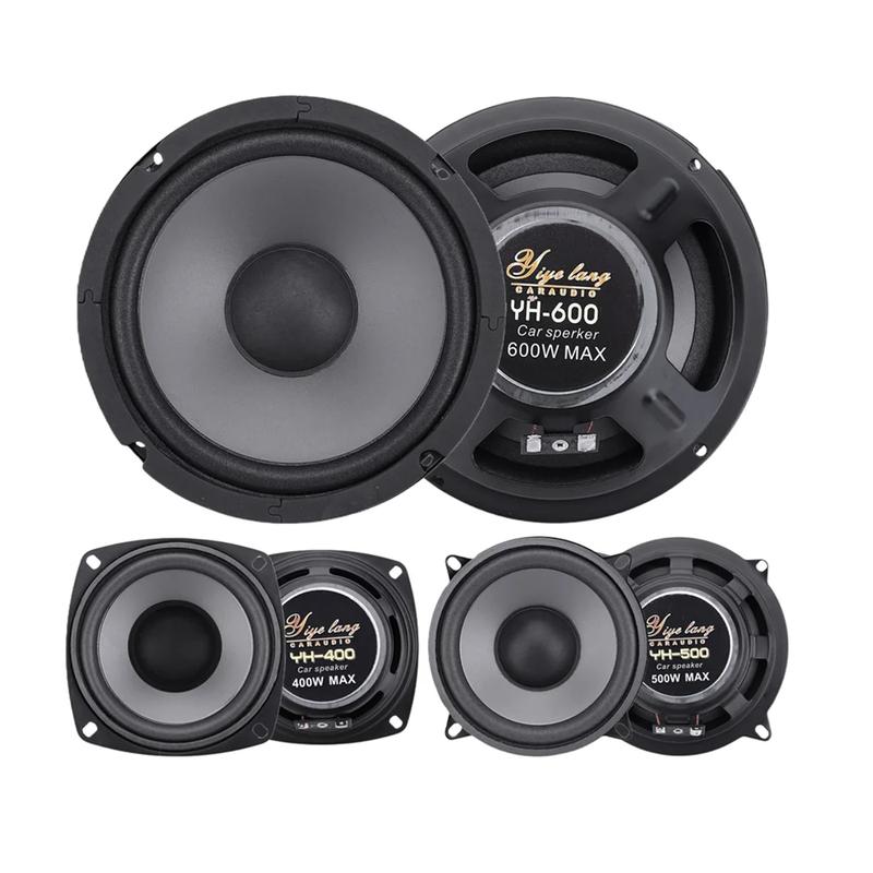 4/5/6.5 Inch Car Speakers 2-Way Vehicle Door Audio Music Stereo Subwoofer Full Range Frequency Automotive Coaxial Speakers 1pcs