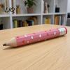 Unique Pencil Design Giant Pencil, Extra Large Writable with Colorful Romantic Desk Decor Pattern Printed, Oversized for School Office Supplies Heart