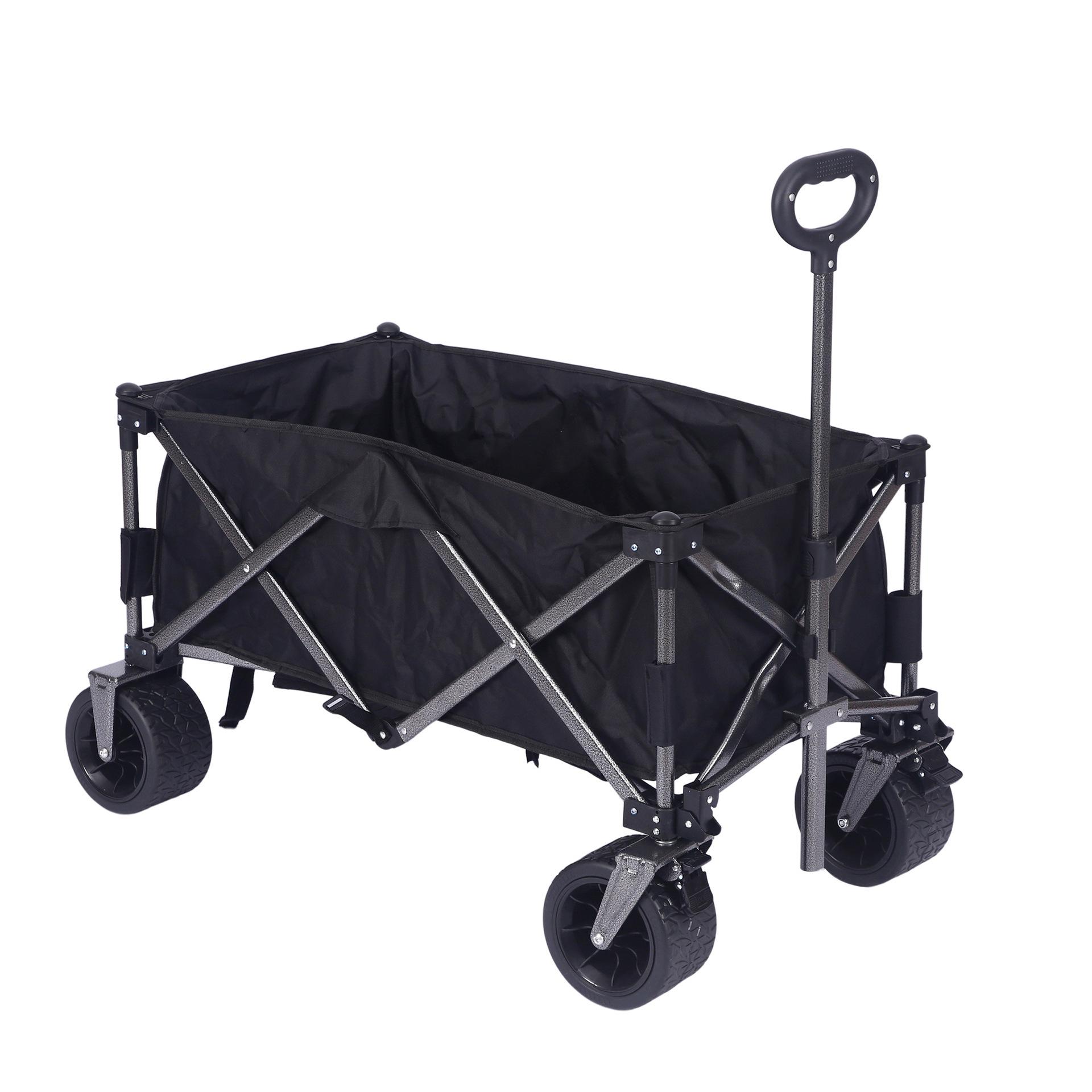 

240160 Тележка для кемпинга, семейной вечеринки, уличная тележка, складной прицеп из нейлоновой стальной трубы