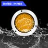 Biqing Round Trailer Tail 16 LED Truck Rear Brake Turn Signal Indicator Waterproof Stop Light High Electronic Light 24V Car Tractor Truck Tail Lamp