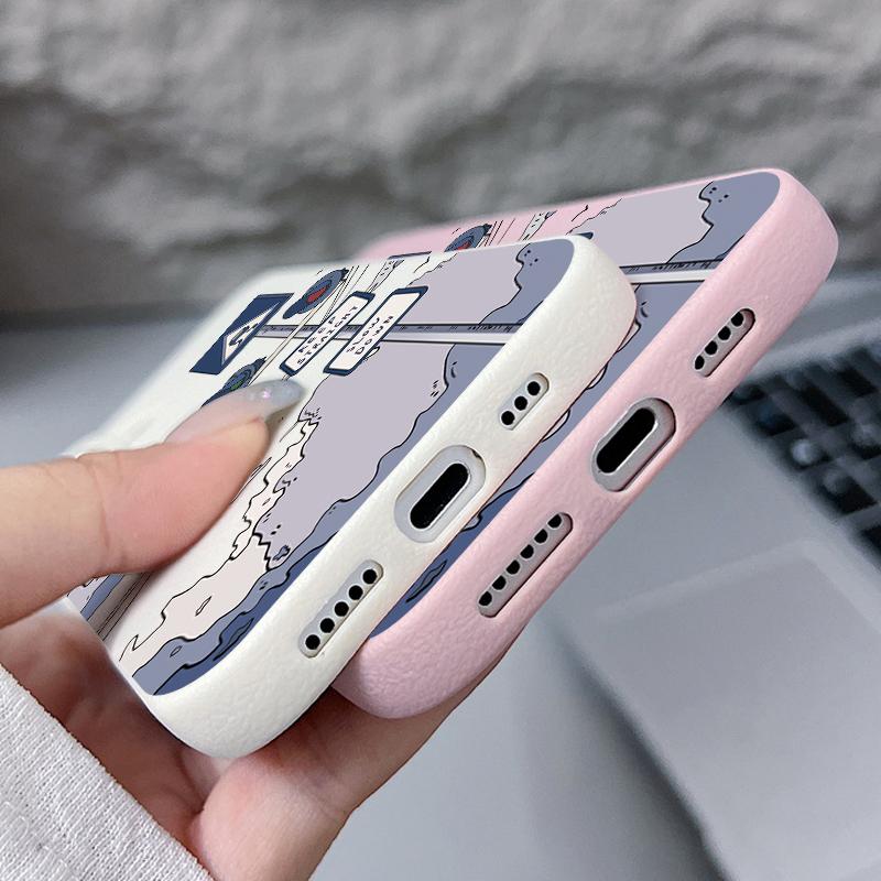 Traffic Light Case For iPhone 16 Pro Max 15 14 13 12 11 Shockproof Slim Soft Silicone Case Cover