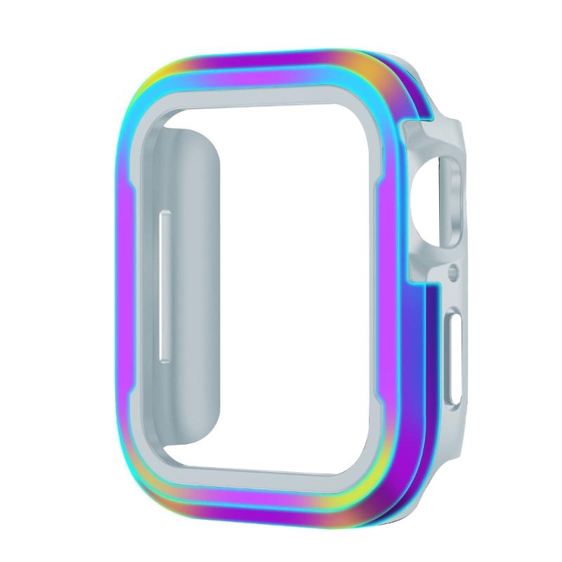 40/41/44/45mm Bumper Case Slim- Protective Cover Lightweight Aluminum & TPU Case Fitting for Watch S8/7/6/5/4/SE2