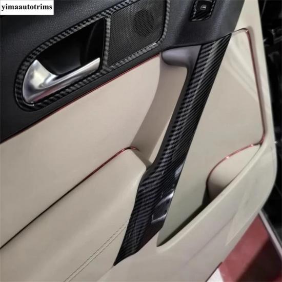 Inner Door Armrest Handle Panel Strip Decoration Cover Trim Matte Accessories Interior For Volkswagen VW Tiguan MK1 2008 - 2015