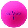 Kasco KIRA STAR V Golf Optimal Head 1 Core 1 Cover Balls, Unisex, Pink, Speed 25-45, 2-Piece Ball +