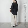 Blouse for Cut and Dolman Office Loose Round Short Free Size [MafLu.] Women, Sewn, Spring/summer, 5/8 Sleeve, Sleeve, Casual, Clean, Fit, Drape,