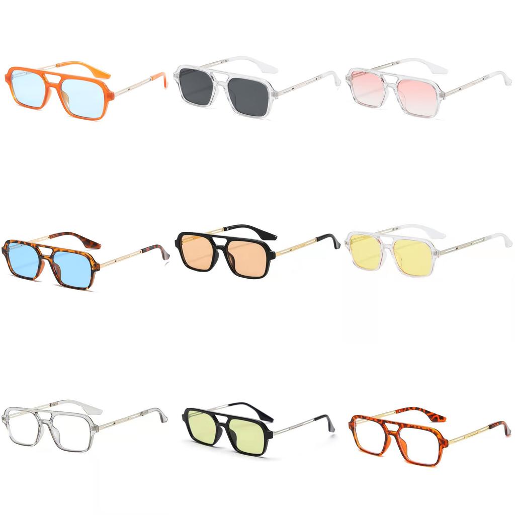 Sunflower Square Sunglasses With Uv400 Protection For Fashionable Travel And Outdoor Activities