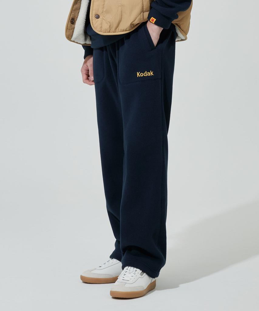 KODAK Microfleece Semi-Wide Fit String Jogger Pants Navy