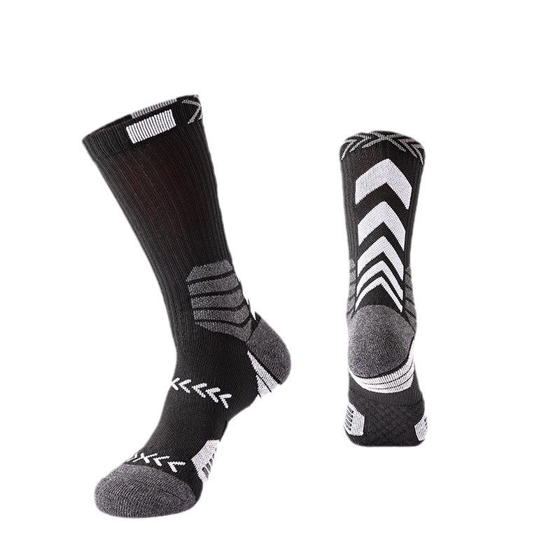 Basketball Socks, Training Socks for Men and Women, Towel Soles, Shock-absorbing and Anti-slip Sports Socks