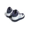 Adidas Hoops 3.0 Mid Comfortable Versatile Shock Absorbing Durable High-Top Skate Shoes Kids Sneakers White Blue Green IF7737