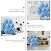 20 Pcs Balloons Whale Party Polka Dots Decor Printed Latex Blue Cartoon Animals Child