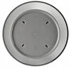 Round plastic flowerpot Azalea gray 17x157cm