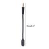 Replacement Mic for Barracuda X Wireless Gaming Headset Detachable Headphone Microphone Boom with Windproof Sponge Cover