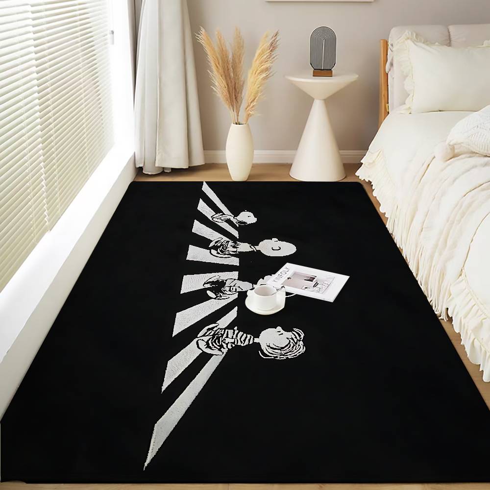 Cute S-Snoopy-S Floor Mats Home Laundry Rug Carpet For Living Room Decor Lounge Area Anti-slip Foot Mat Entrance Doormat