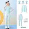 Moonkids Girls' Quick-Dry Long-Sleeve Sport Set