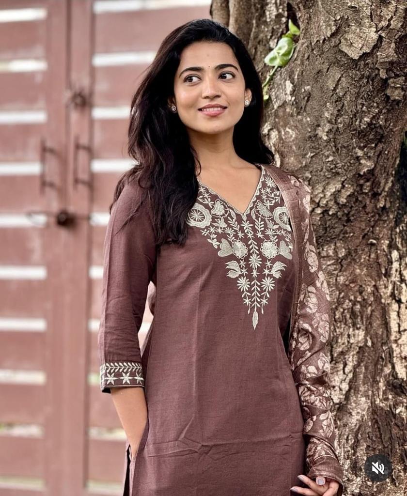 Indisches Damen-Designer-Kurta-Hose-Dupatta-Set, Bollywood-Top, Tunika, Kurti, Salwar Kameez