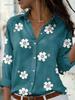 Spring & Summer Women's Long Sleeve Loose Printed Shirt