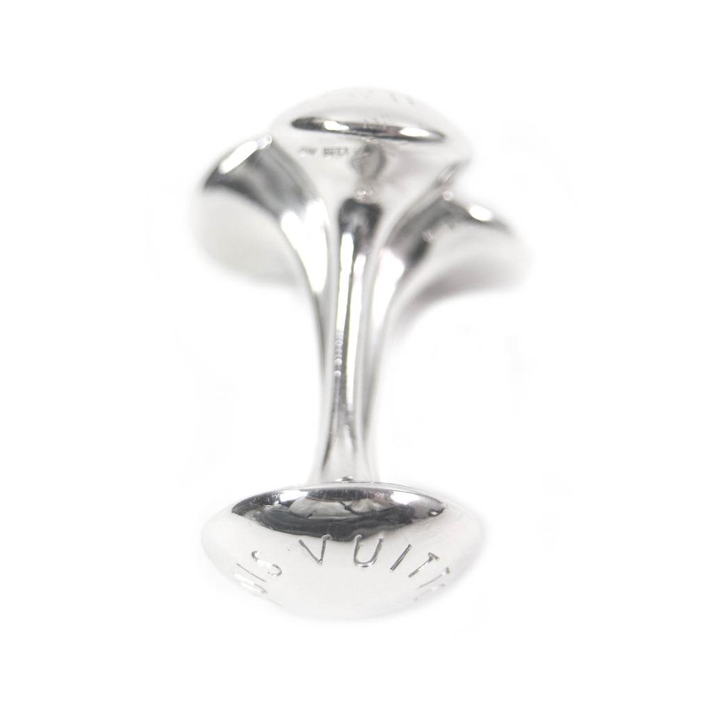 Great LOUIS VUITTON Cufflinks Boutong de Manchette Silver925 M30566 Men's Jewelry Used