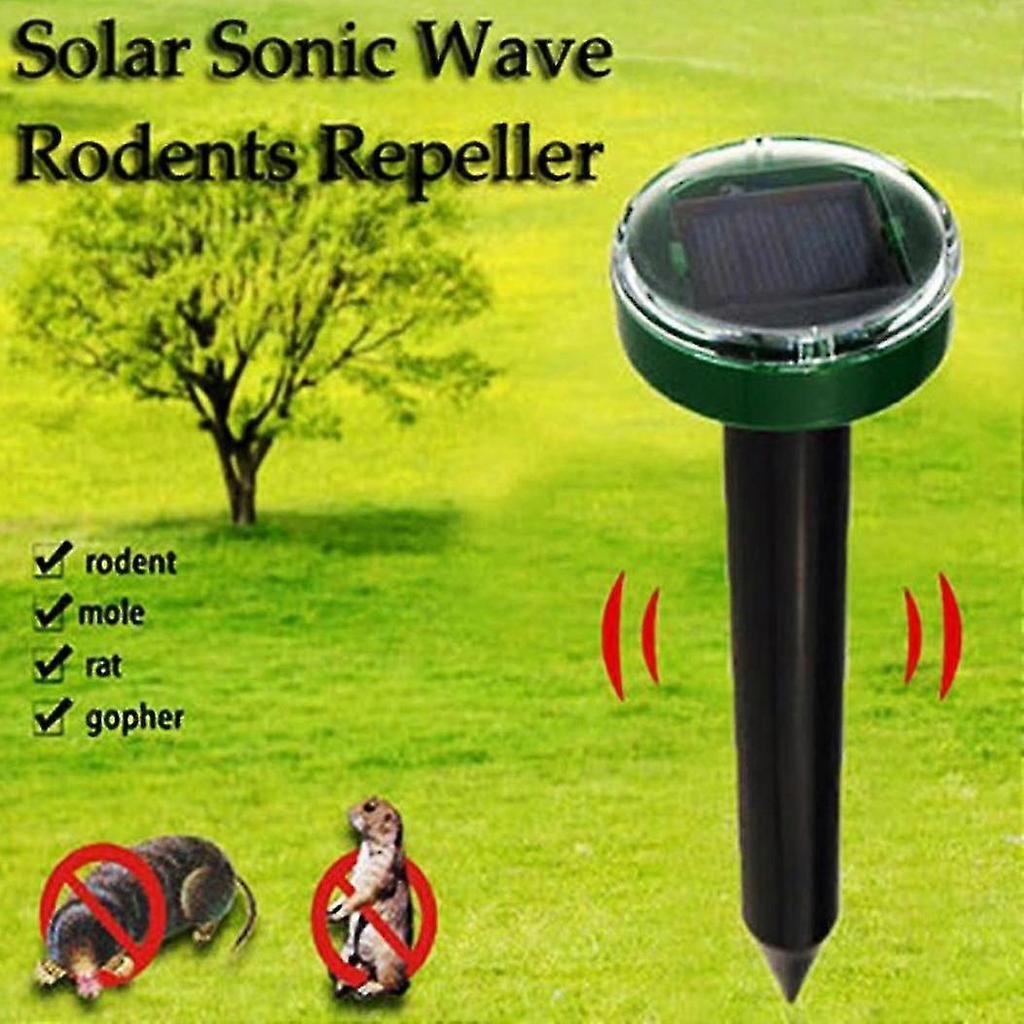 Repellente Solare per Ratti da Esterno Repellente ad Ultrasuoni per Serpenti, Talpe, Ratti, Topi Controllo in Giardini