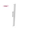 M-Stainless Steel Chopsticks Reusable Household Round Metal Chop Sticks Japanese Sushi Food Stick Kitchen Tableware Cutlery