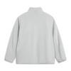 Li Ning Velvet Jackets Men's Crystal Gray Stand Collar Thickened AWDV825-3