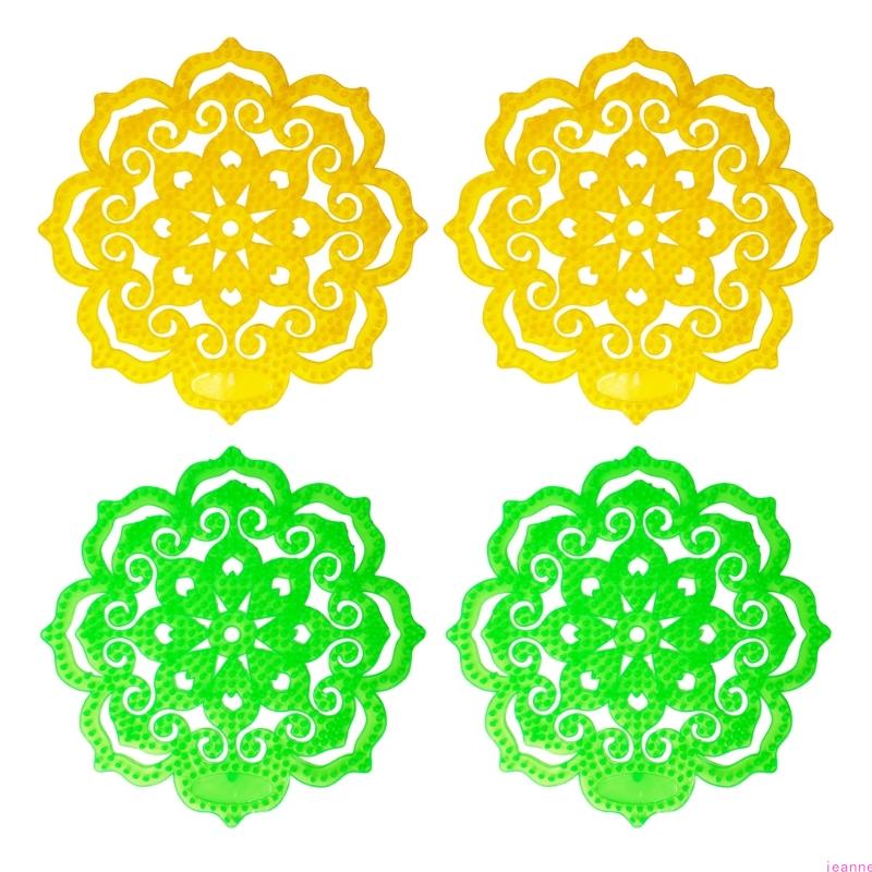 4pcs Anti Splashes Urine Deodorizer Tablets with Toilet Anti Clog Filter Screen Fragrances for Urinal Bucket Odor Control