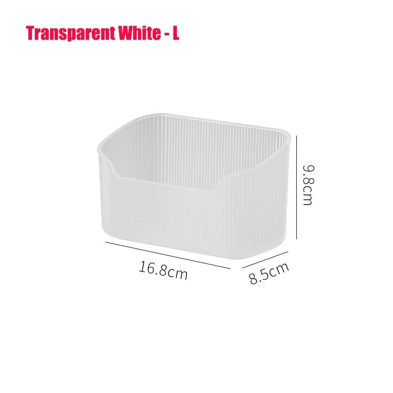 Toilet Desktop Storage Box Container Cosmetics Bathroom Countertop Sorting Box Large Capacity Cosmetic Brush Makeup Organizer