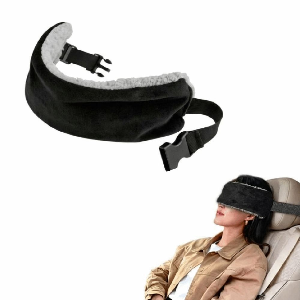 Multi-functional Travel Eyemask Adjustable Neck Pillow Travel Essentials Head Support Strap Cars
