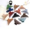 Summer Frosted Solid Color Grab Clip, Large Hair Grab, Fashionable Shower Clip