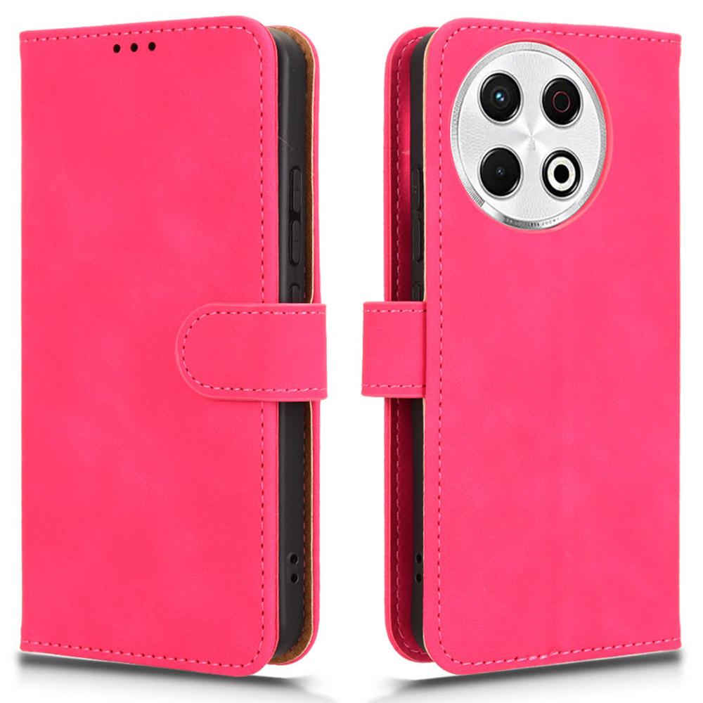 For TECNO Spark 30 Pro 4G Leather Case Skin-Feel Anti-Drop Wallet Flip Phone Cover