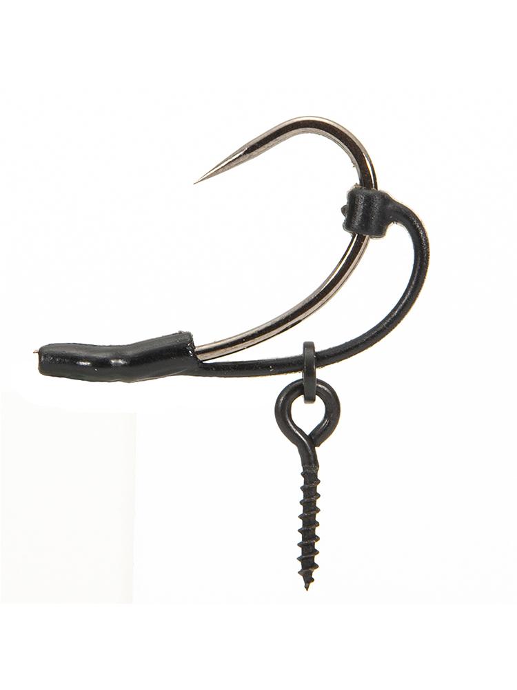 10pcs Carp Fishing D Rig Kickers Hook Line Aligners for Ronnie Rigs End Tackle