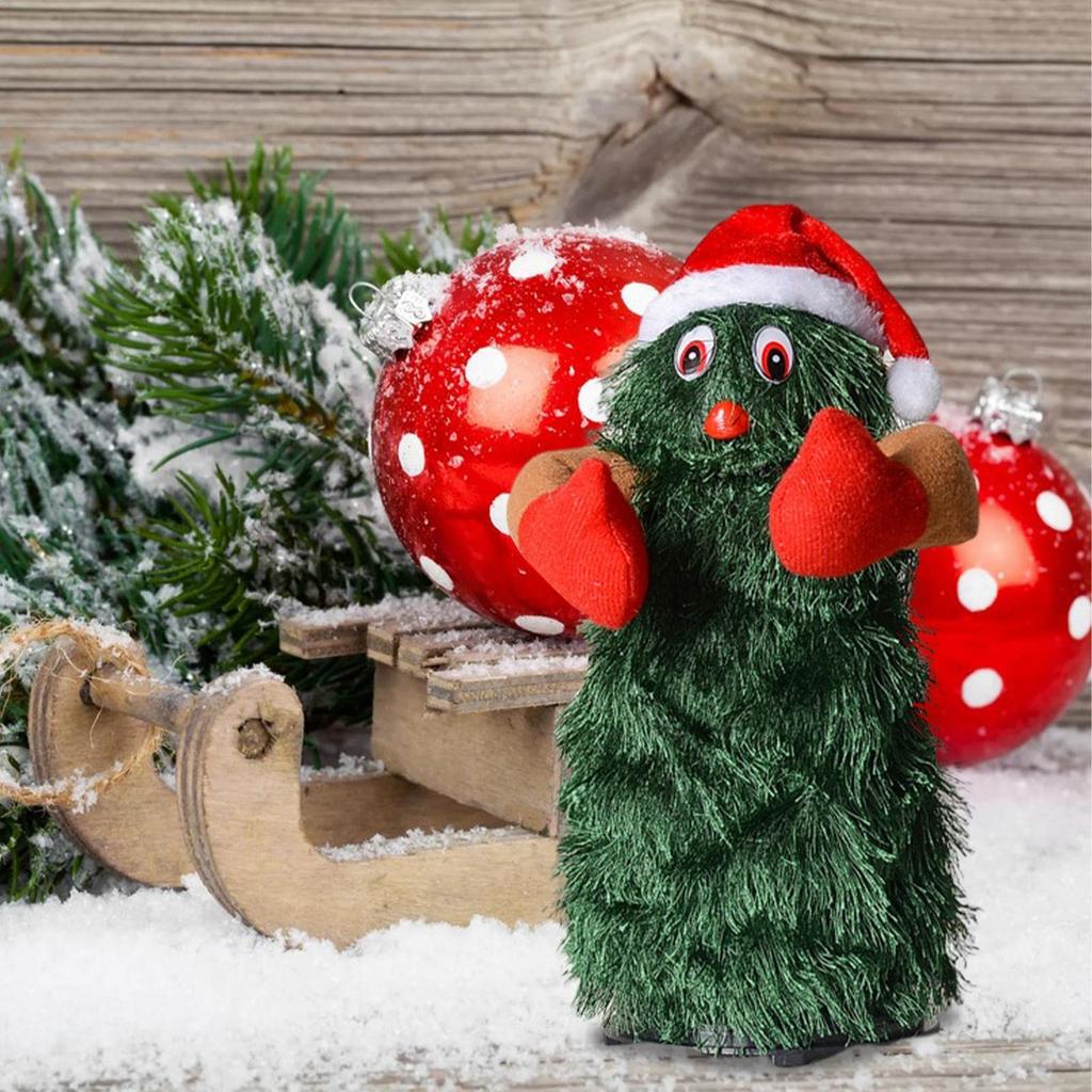 Dancing Christmas Tree Swinging Rotating Music Electric Children's Toy Christmas Gift Ornaments M