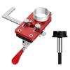 35mm Cup Hinge Locators Jig Stainless Steel Guide with Ball Bearing for Accurate Cabinet Door Installation