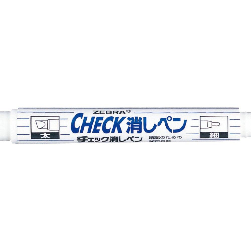 Zebra Memorization Check Eraser Pens, 10-Piece Set, B-MWE-150-CK