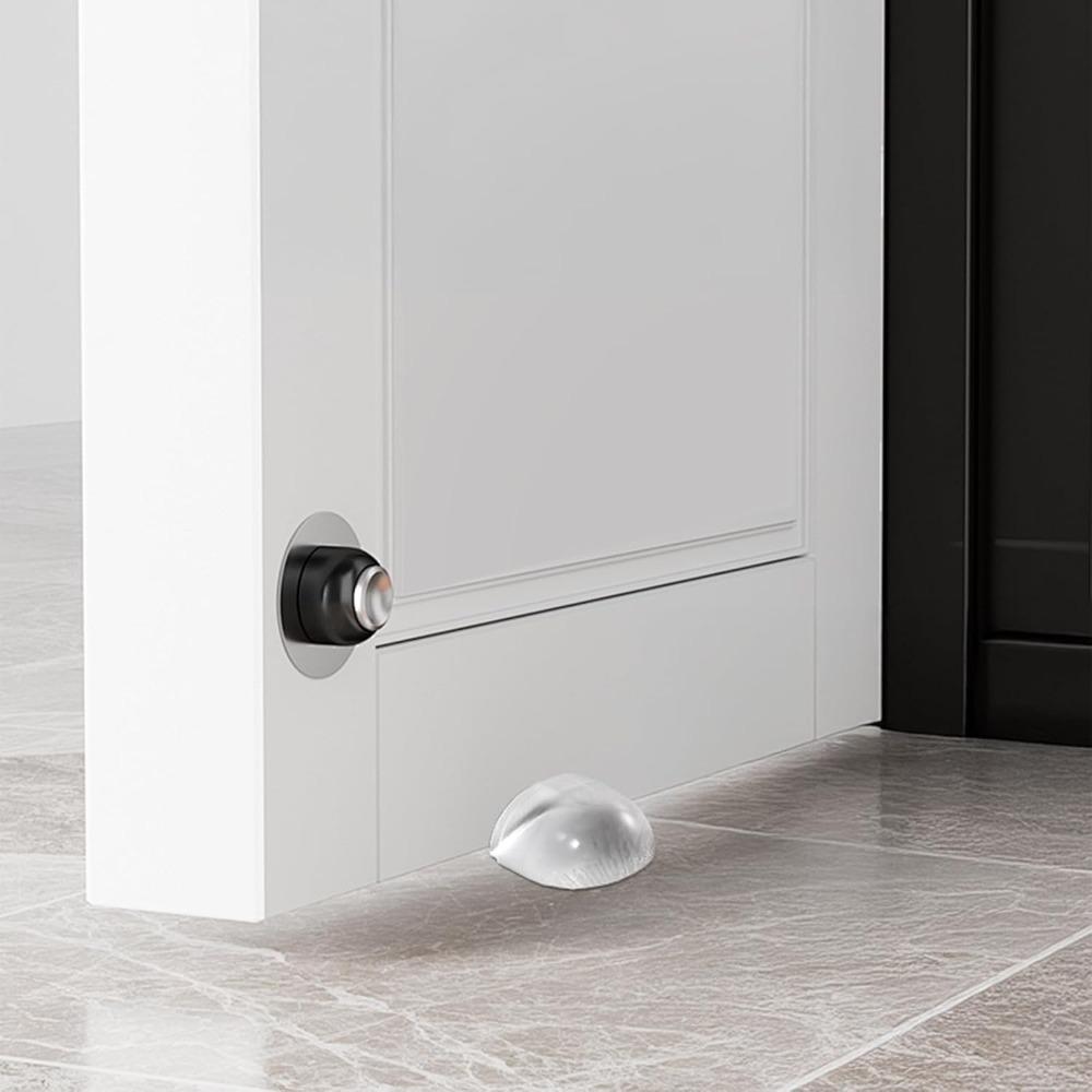 Door Stopper Punch-free Transparent Self Adhesive Door Holder Door Stop For Home Protect Walls And Furniture Accessories