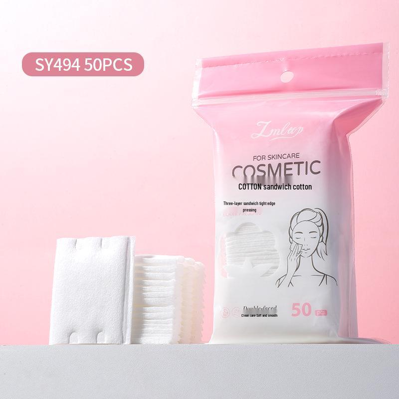 LMLTOP Утолщенные увлажняющие ватные диски для снятия макияжа, 222 шт.